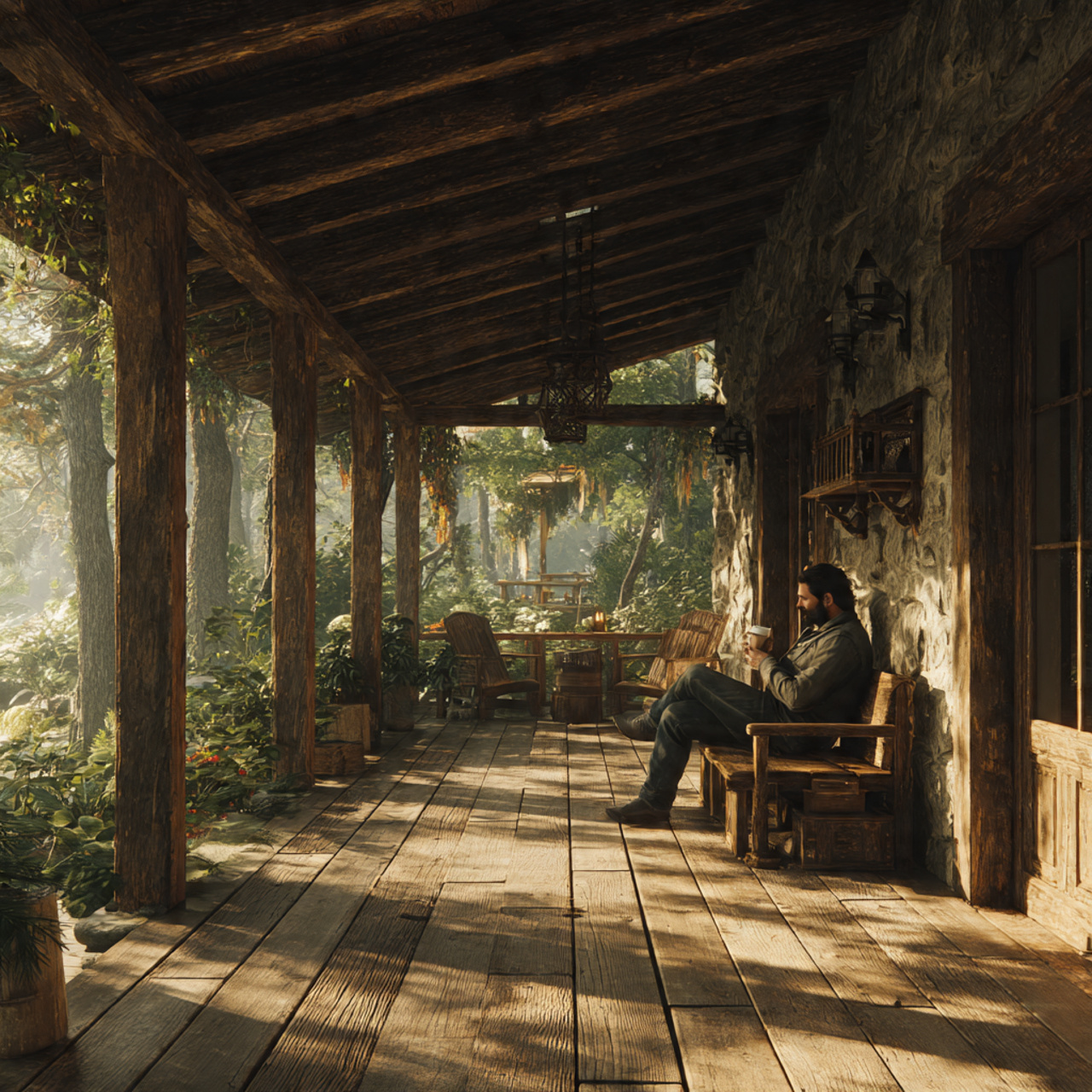 25 Porch Ideas: Stunning Designs to Transform Your Home Entrance 8 realistic rustic timber porch ideas with thick