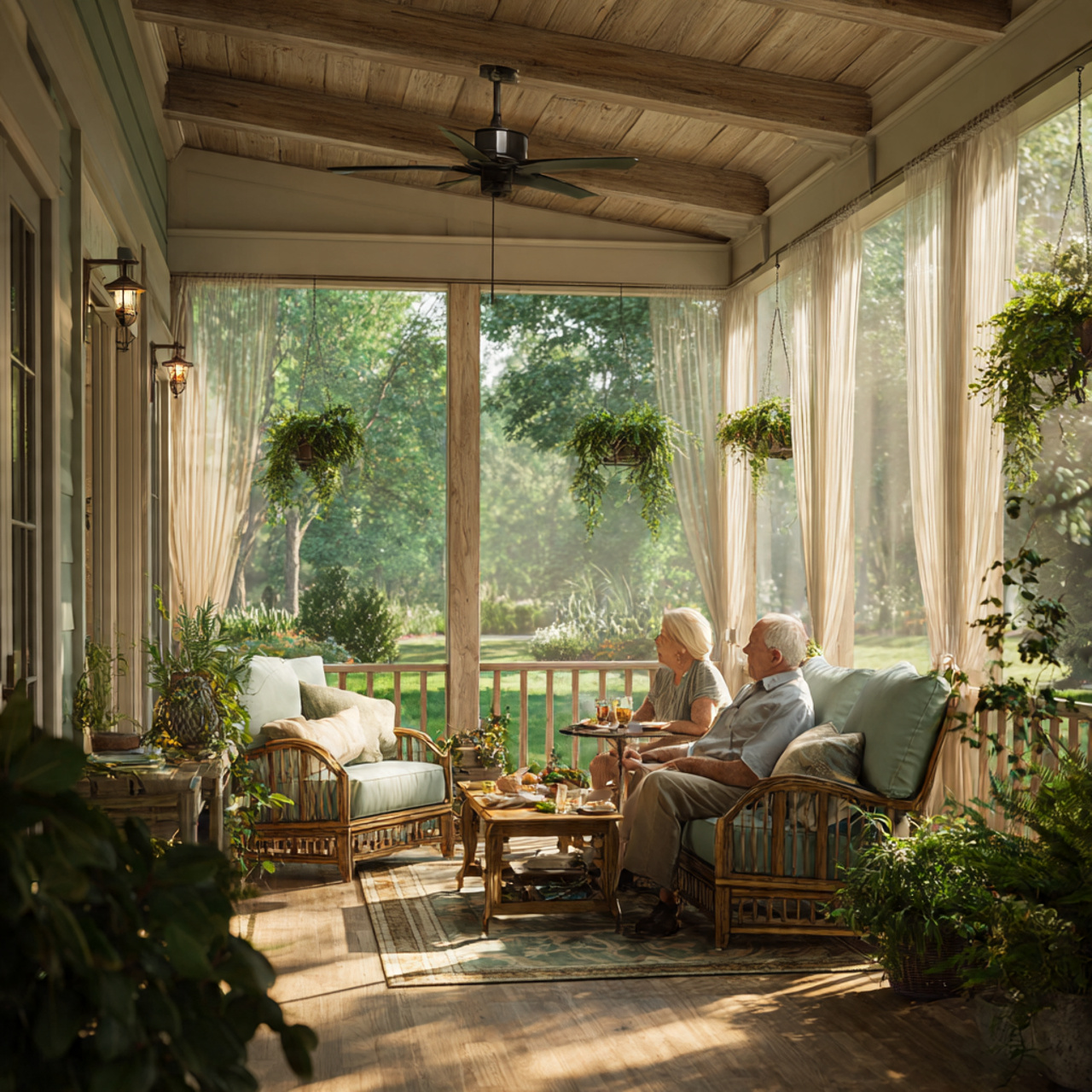 25 Porch Ideas: Stunning Designs to Transform Your Home Entrance 19 realistic screened in summer porch with mesh panels