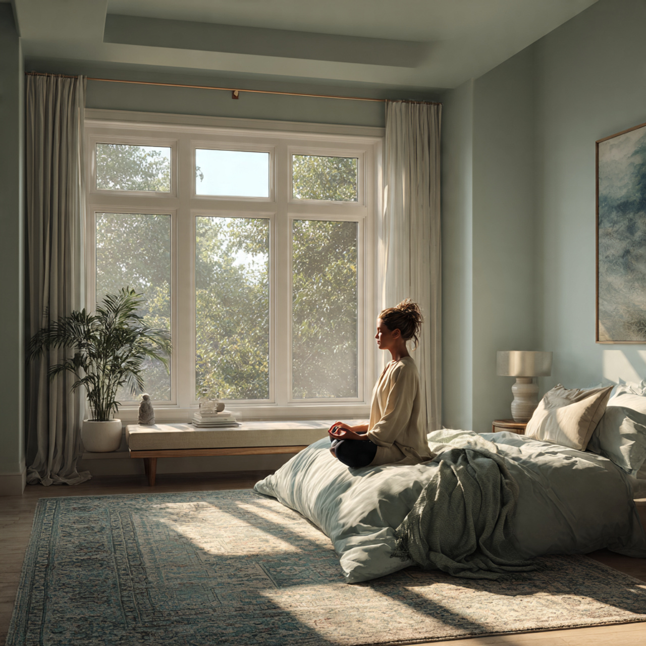 25 Best Sherwin Williams Color Palettes Ideas for Modern Interiors 9 realistic spa inspired bedroom with pale greens dusty