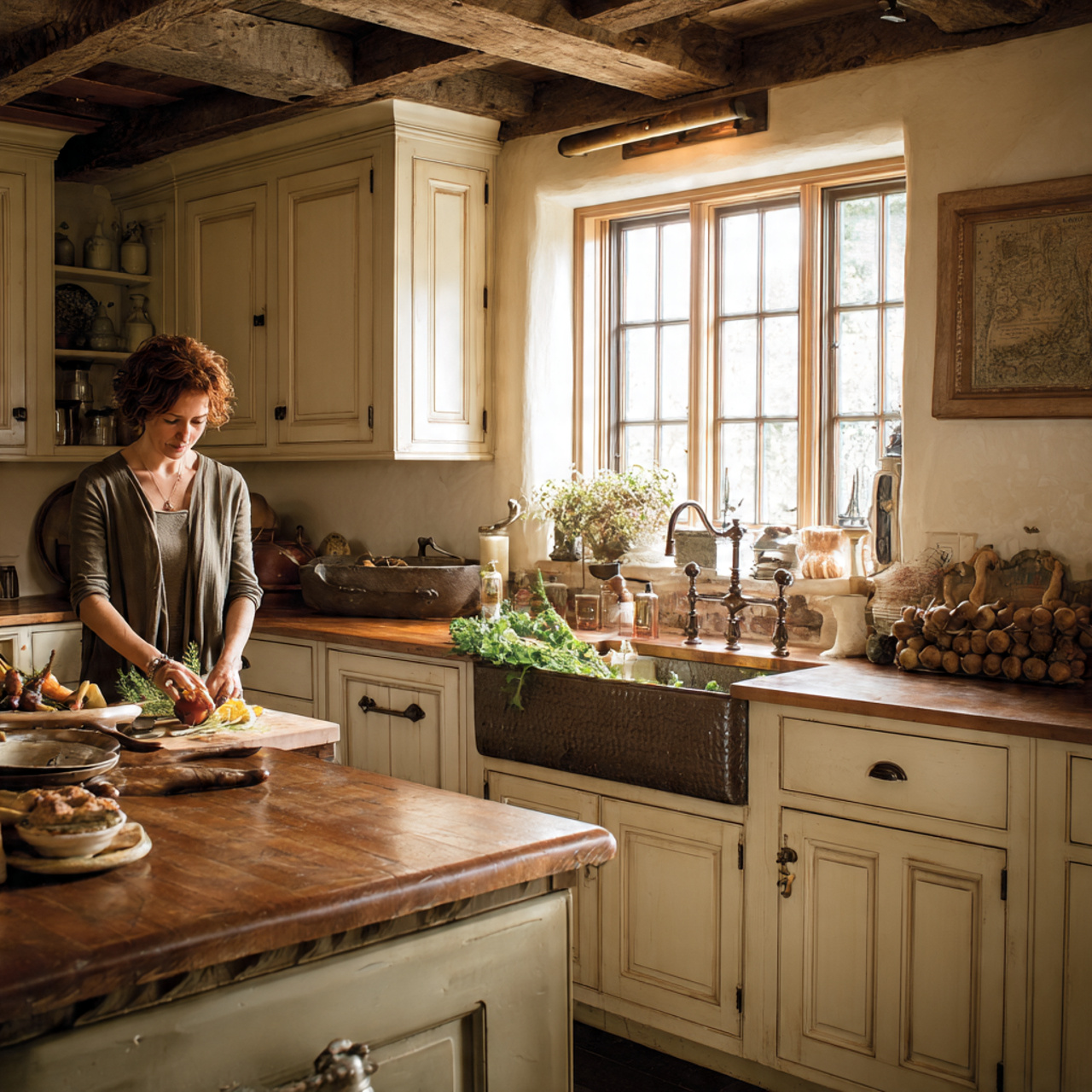 25 Best Country Kitchen Design Ideas to Transform Your Space 23 rustic country kitchen with a deep farmhouse