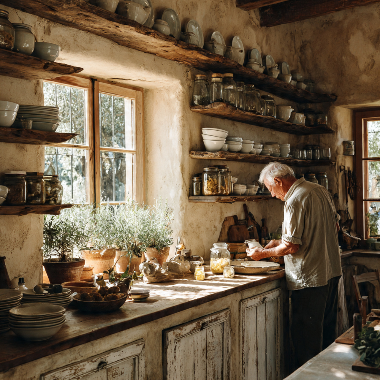 25 Best Country Kitchen Design Ideas to Transform Your Space 2 rustic country kitchen with reclaimed wooden open
