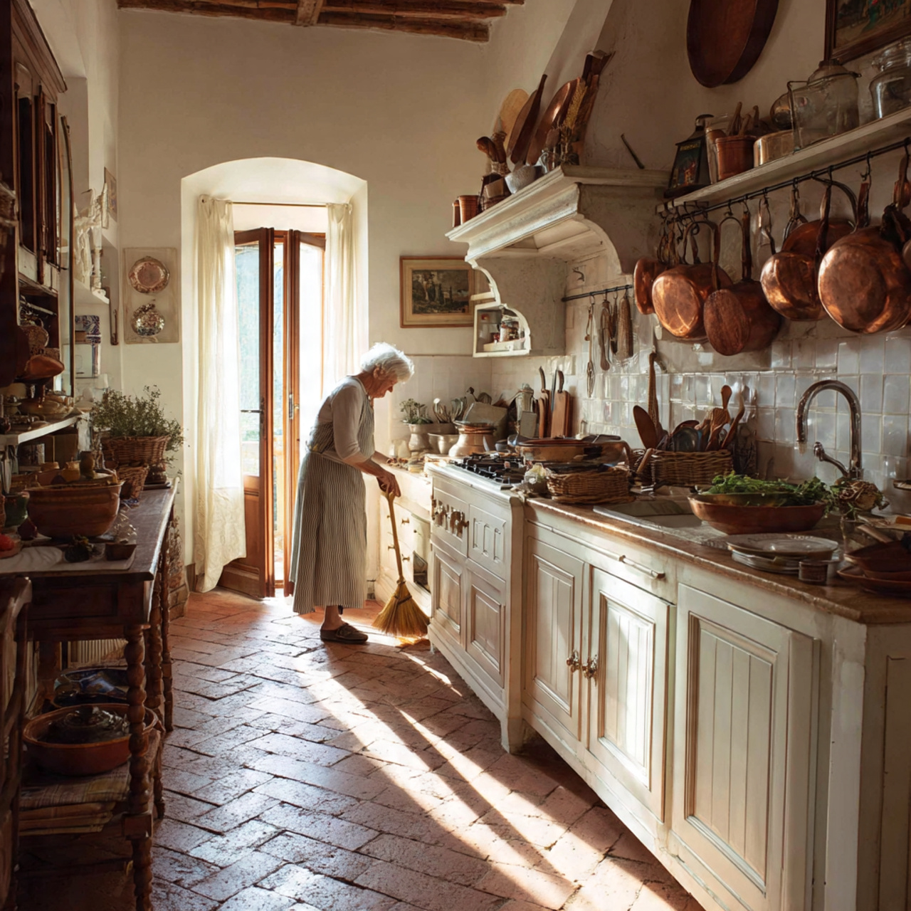 25 Best Country Kitchen Design Ideas to Transform Your Space 13 rustic country kitchen with warm terracotta floor