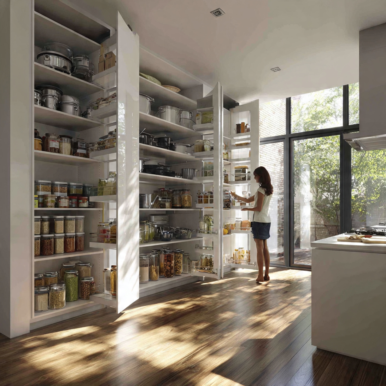 25 Stunning Kitchen Cabinets Ideas for Modern & Stylish Homes 11 spacious kitchen featuring floor to ceiling storage