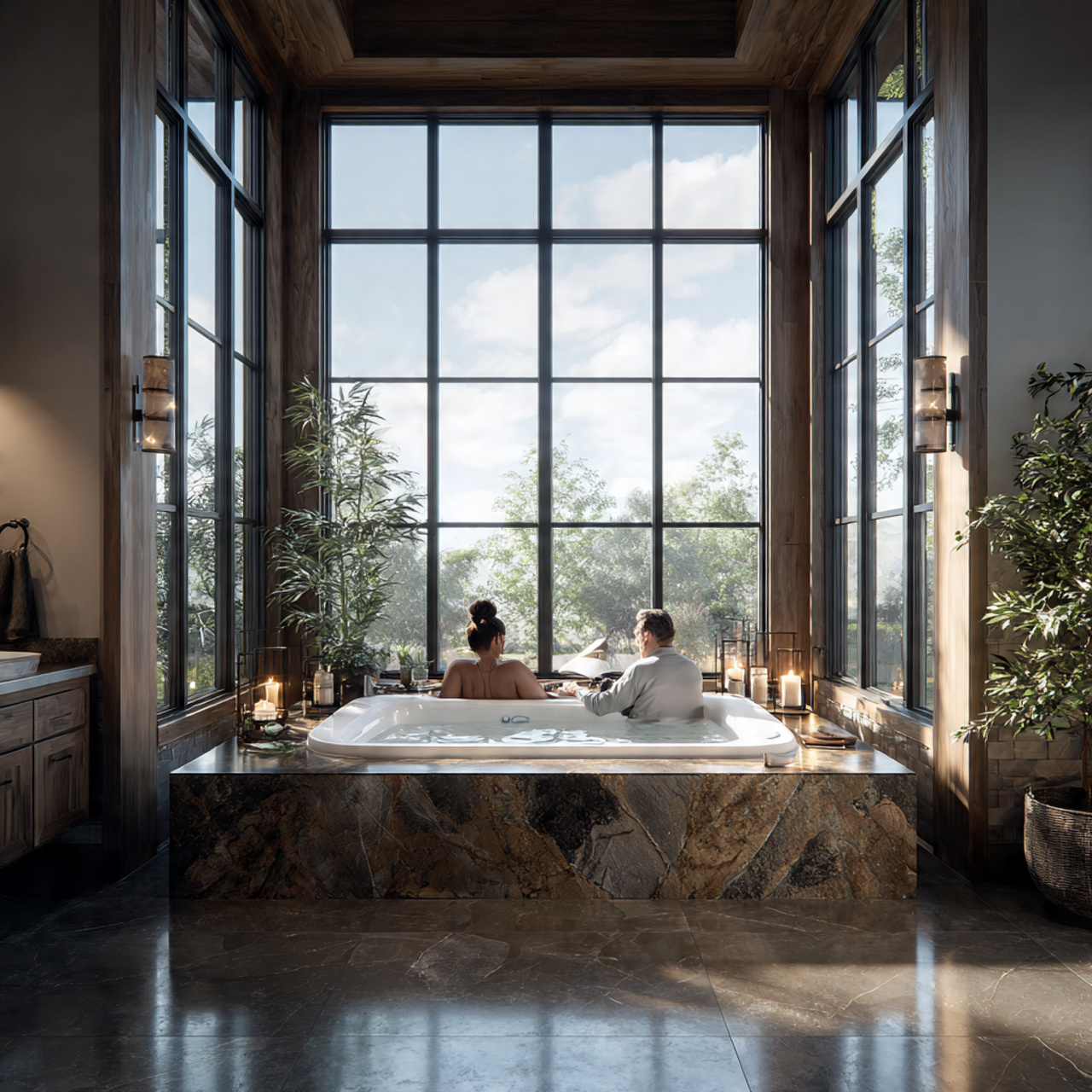 25 Top Bathtub Ideas for Luxury and Modern Comfort 19