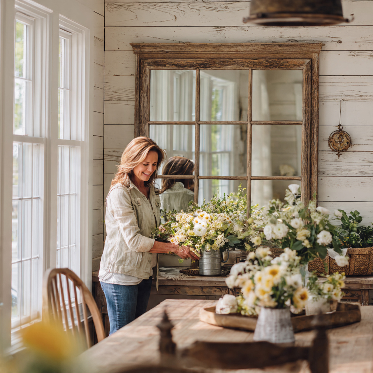 25 Mirror Ideas That Instantly Elevate Your Home Décor 18 ultra realistic farmhouse style interior showcasing mirror ideas with