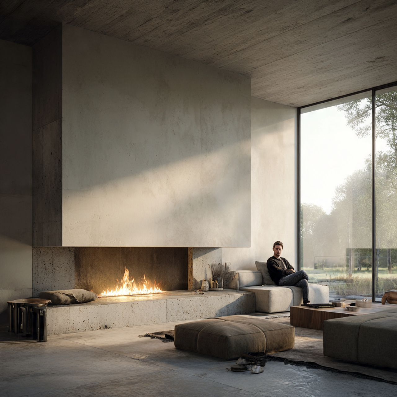 25 Fireplace Ideas That Instantly Transform Your Home with Warmth & Style 1 ultra realistic interior photograph of fireplace ideas featuring