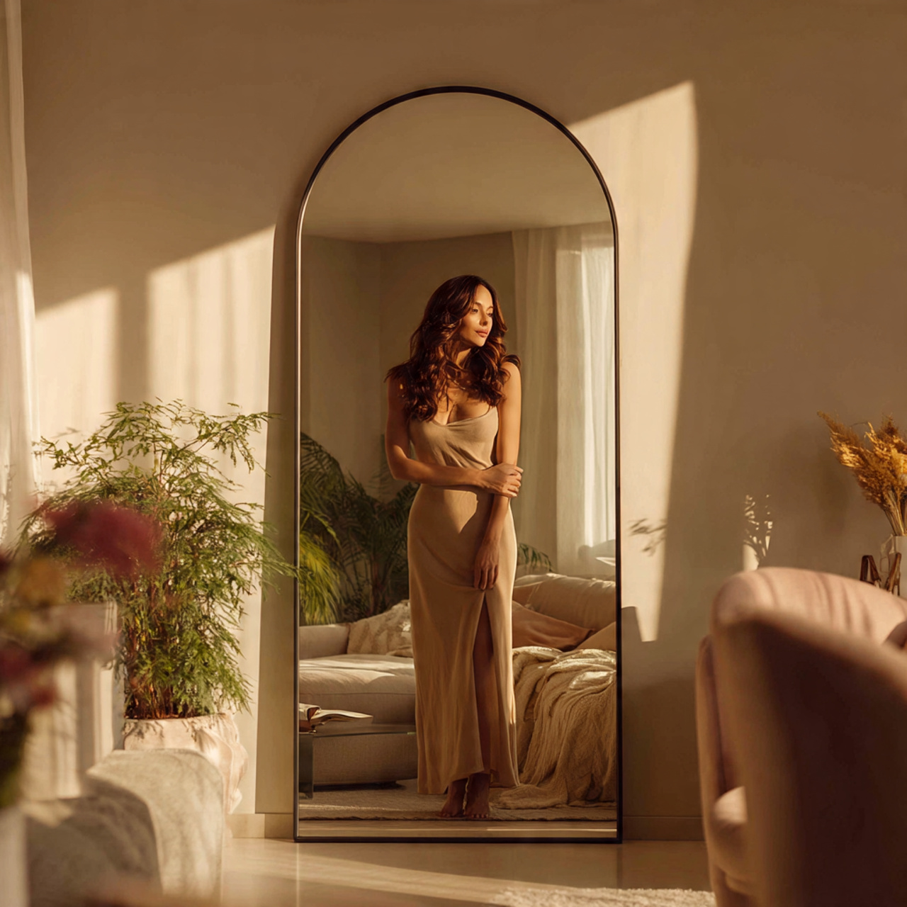 25 Mirror Ideas That Instantly Elevate Your Home Décor 1 ultra realistic interior photograph of mirror ideas featuring