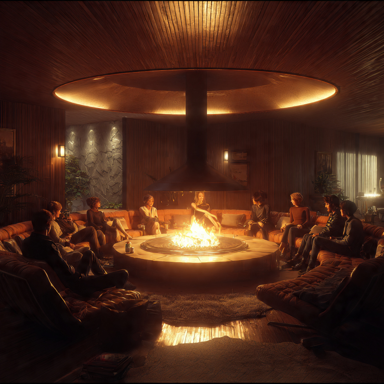 25 Fireplace Ideas That Instantly Transform Your Home with Warmth & Style 8 ultra realistic mid century inspired interior of fireplace ideas