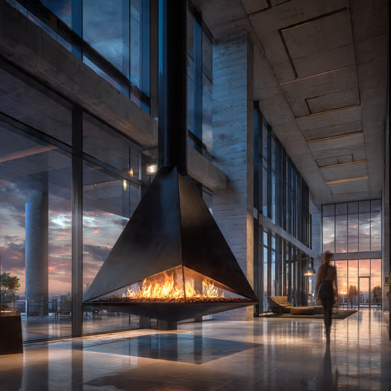 25 Fireplace Ideas That Instantly Transform Your Home with Warmth & Style 10 ultra realistic open plan interior photograph of fireplace ideas