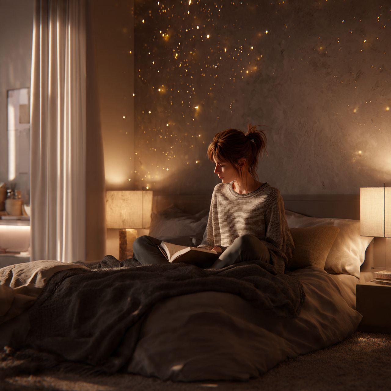 25 Romantic Bedroom Ideas for a Warm, Elegant & Dreamy Space 2 ultra realistic romantic bedroom ideas showcasing warm ambient