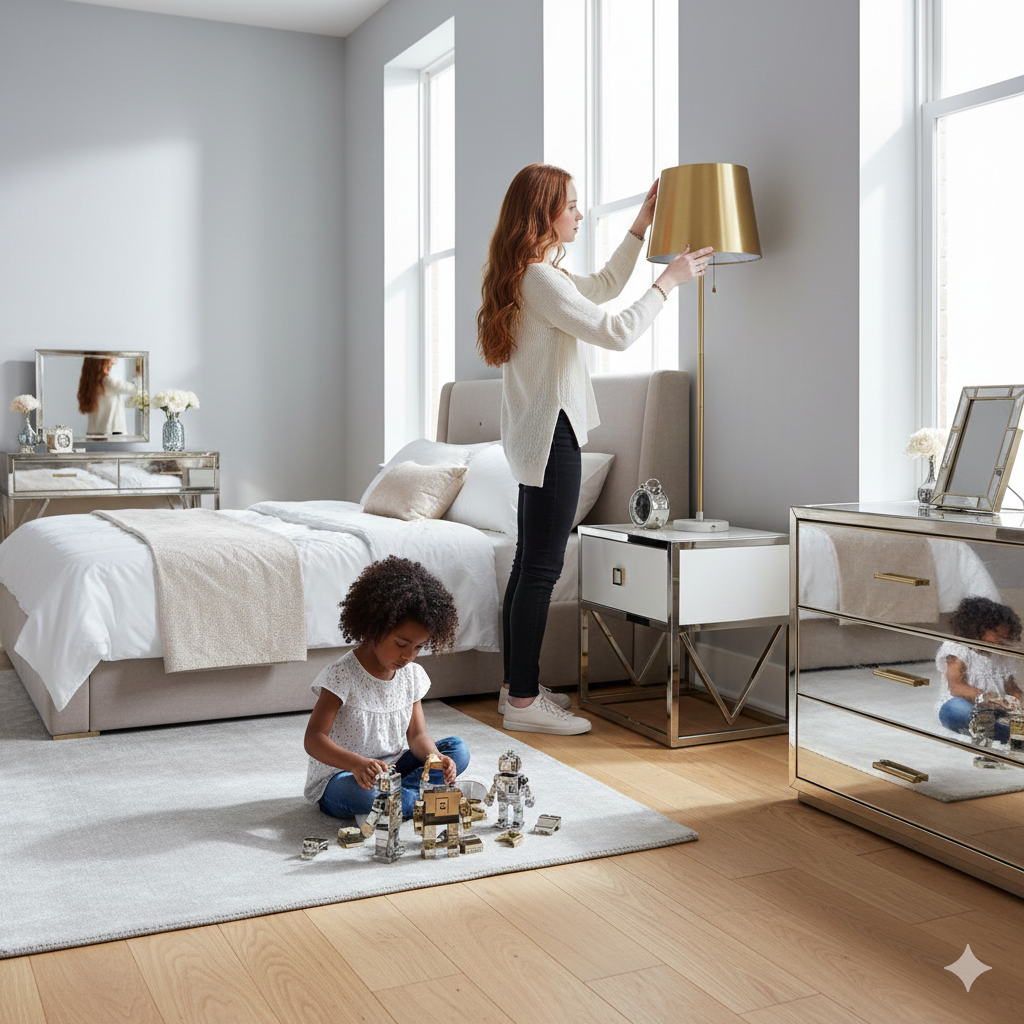 25 Girls Bedroom Decor Ideas to Create Beautiful, Fun & Inspiring Rooms 21 Gemini Generated Image 75phhm75phhm75ph