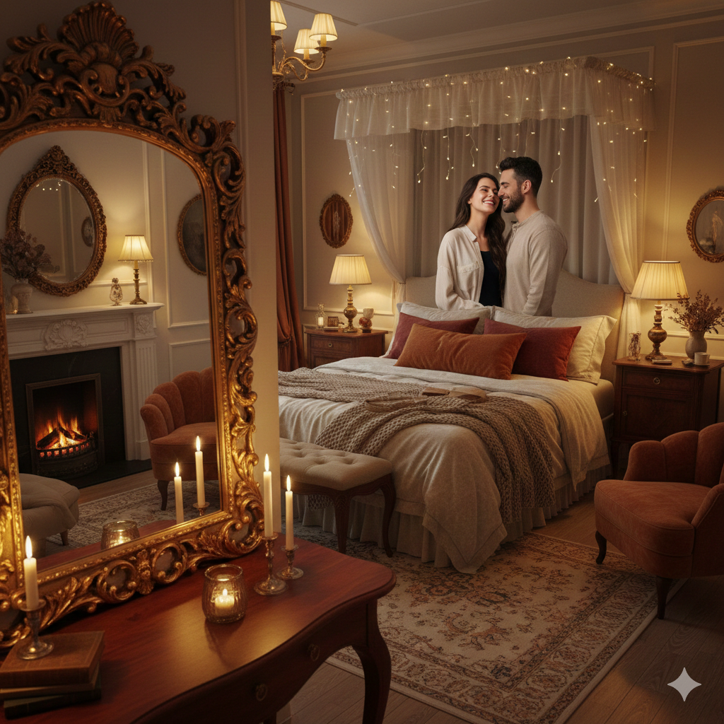 25 Elegant Romantic Bedroom Decor Ideas You’ll Love 6 Gemini Generated Image hoz75phoz75phoz7 1