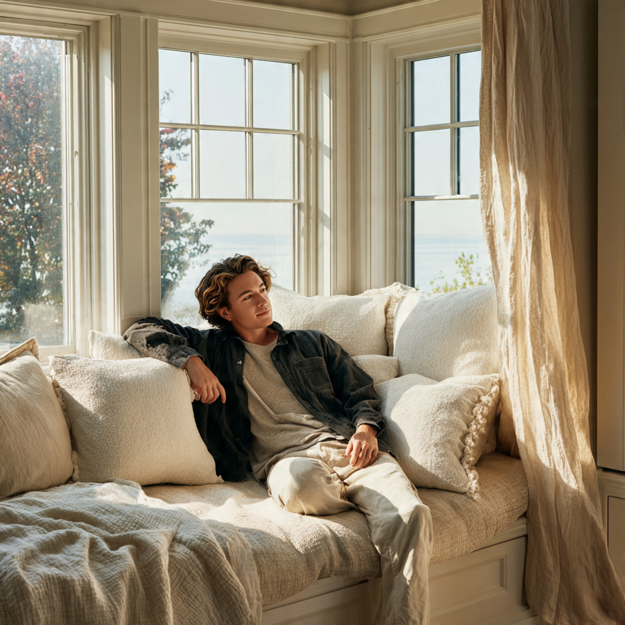 25 Stunning Bedroom Decor Cozy Ideas to Elevate Every Room 17 a bright bedroom featuring a padded window