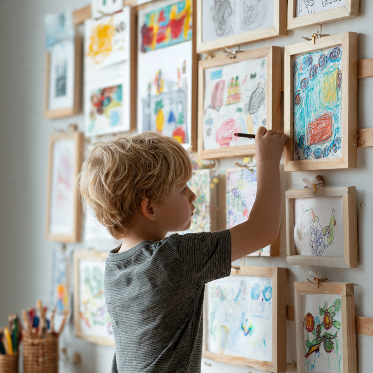 25 Kids Bedroom Decor Ideas: Magical, Stylish & Fun Room Inspirations 22 a bright kids bedroom with a diy