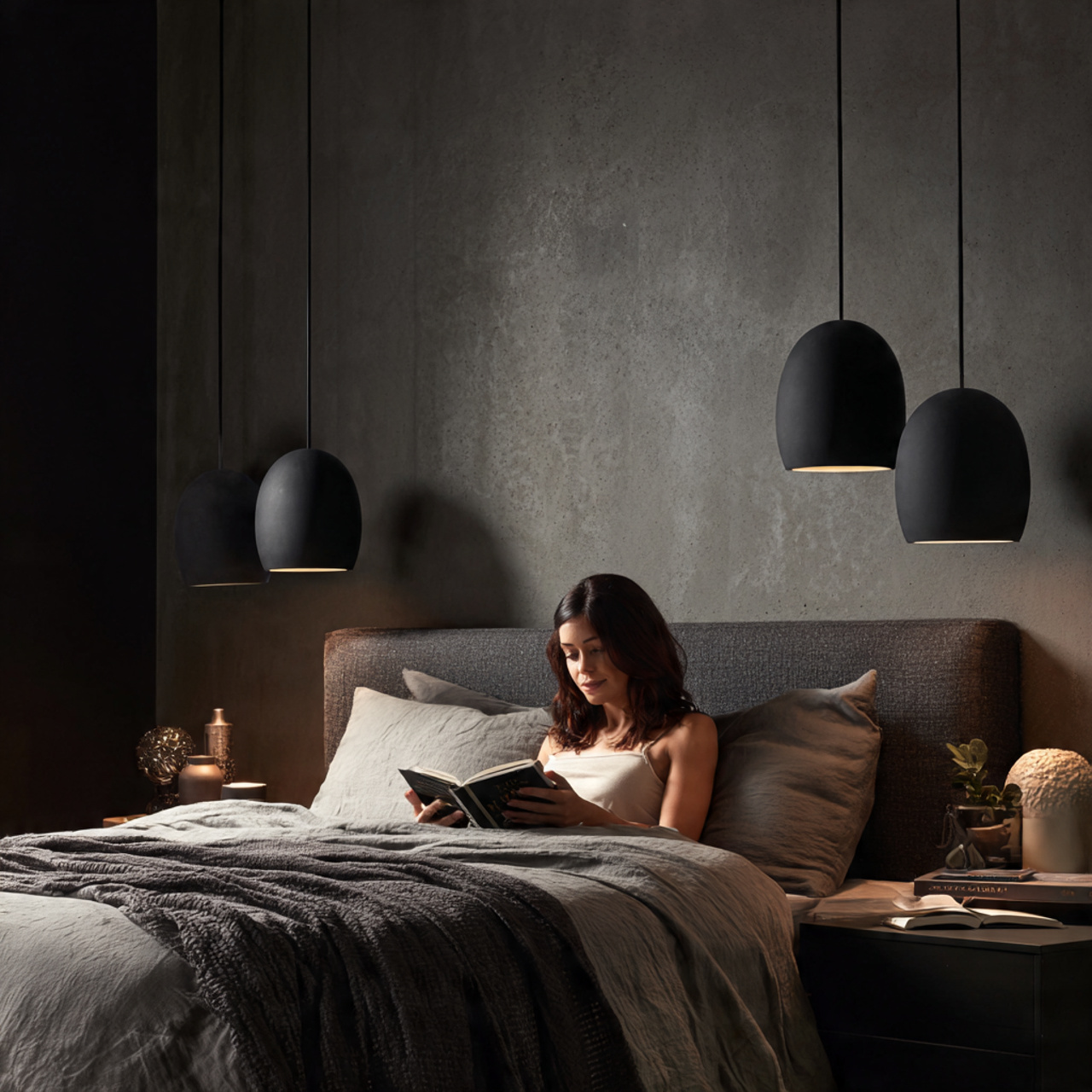 25 Black Bedroom Decor Ideas for a Bold & Luxurious Space 13 a contemporary black bedroom with matte black