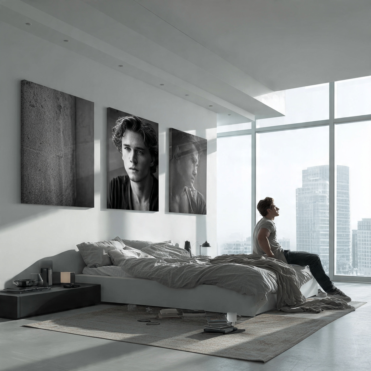 25 Best Bedroom Wall Decor Ideas to Transform Your Room 22 a contemporary minimalist bedroom featuring bedroom wall