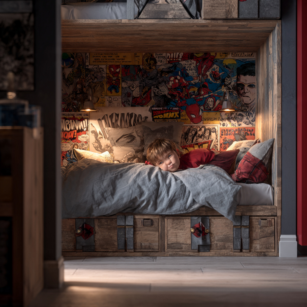 25 Kids Bedroom Decor Ideas: Magical, Stylish & Fun Room Inspirations 25 a fun kids bedroom with a hidden