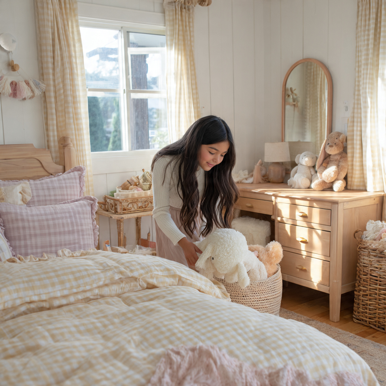 25 Girls Bedroom Decor Ideas to Create Beautiful, Fun & Inspiring Rooms 6 a girls bedroom decor ideas featuring cheerful