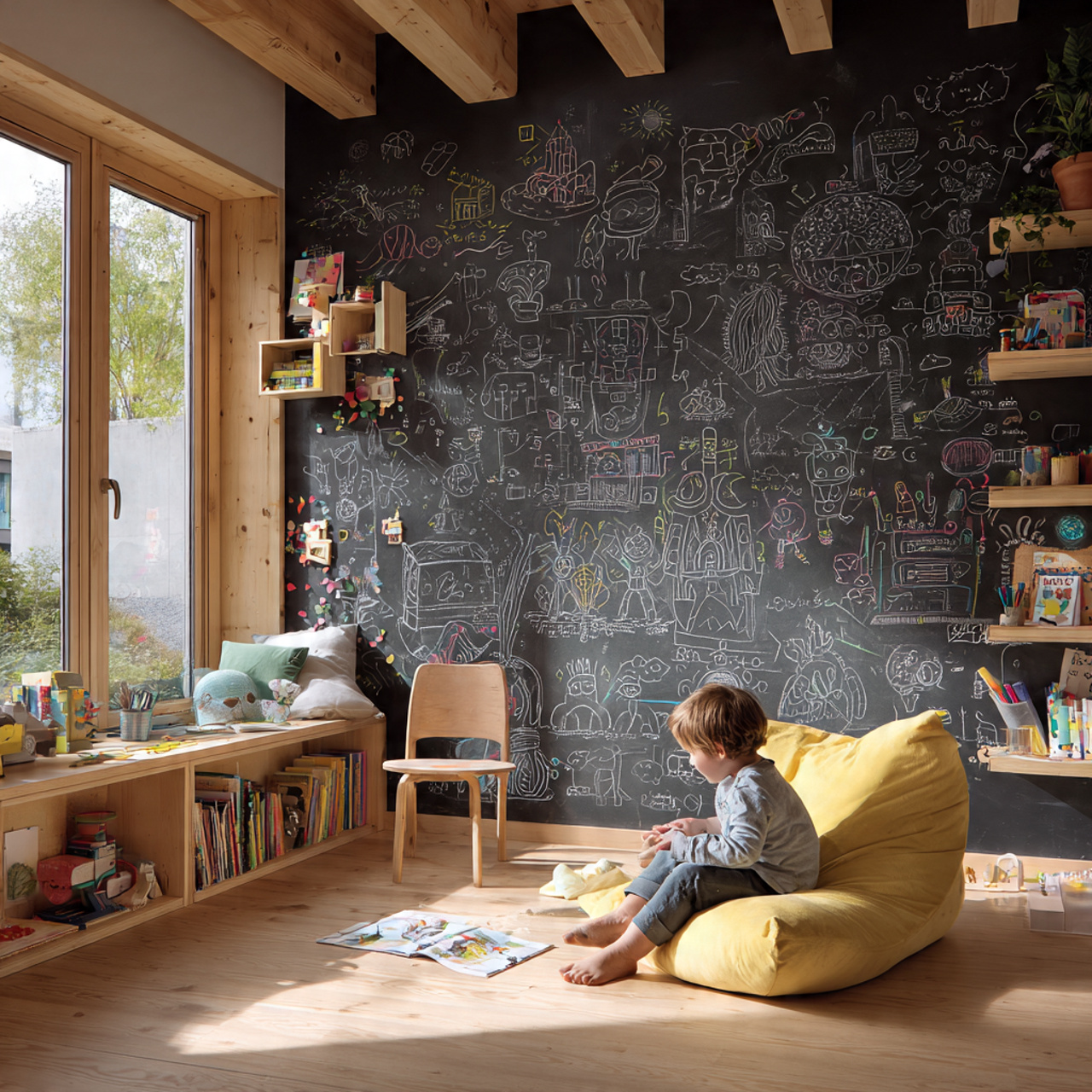 25 Kids Bedroom Decor Ideas: Magical, Stylish & Fun Room Inspirations 1 a lively kids bedroom featuring a large