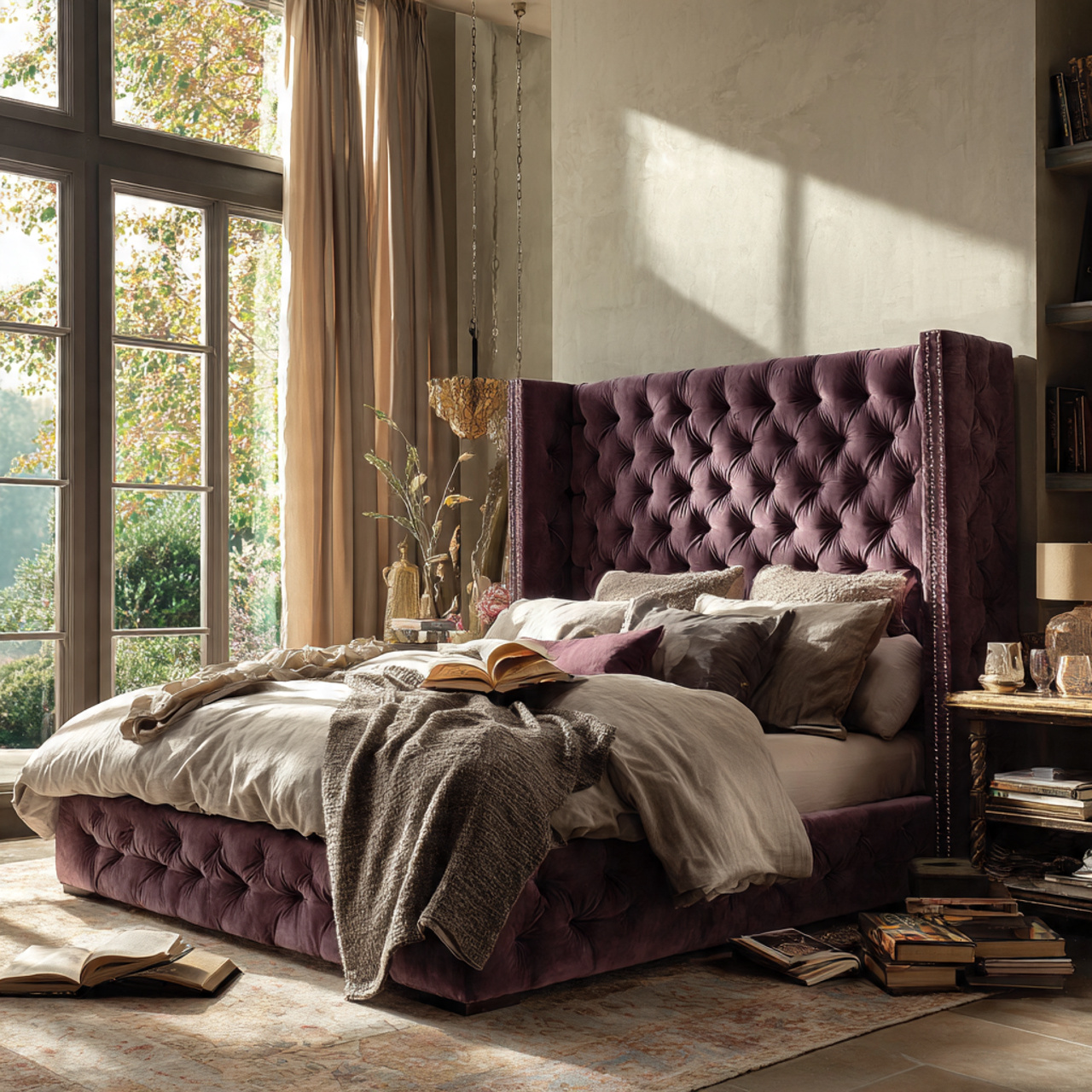25 Purple Bedroom Decor Ideas That Feel Luxurious, Calm & Stylish 6