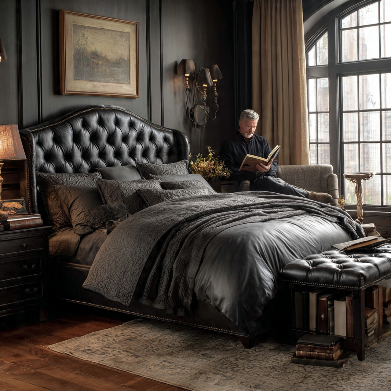 25 Black Bedroom Decor Ideas for a Bold & Luxurious Space 24