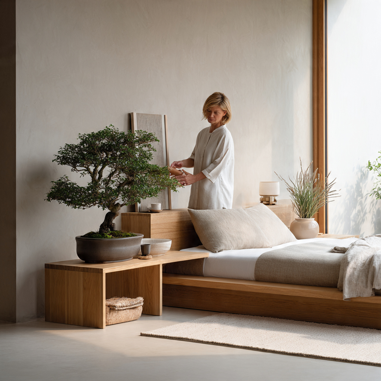 25 Room Decor Bedroom Aesthetic Ideas That Elevate Comfort and Elegance 3 a minimalist bedroom combining scandinavian and japanese