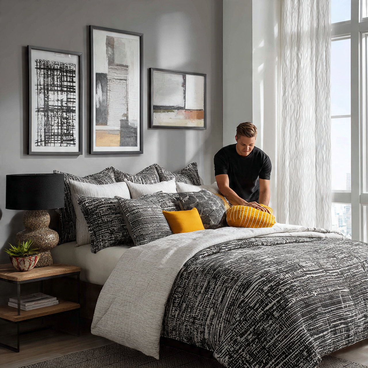 25 Creative Bedroom Decor Design Ideas That Inspire Comfort & Luxury 14 a modern bedroom featuring bedroom decor design