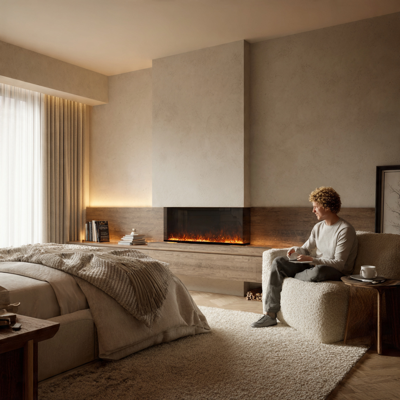 25 Stunning Bedroom Decor Cozy Ideas to Elevate Every Room 23 a modern cozy bedroom with an integrated