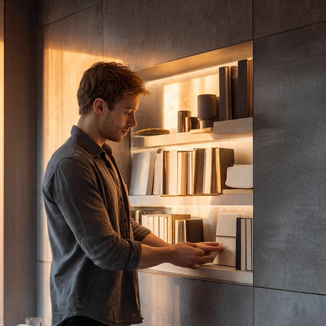 25 Stunning Bedroom Ideas for Small Rooms That Feel Spacious & Stylish 20 a modern small bedroom featuring a recessed