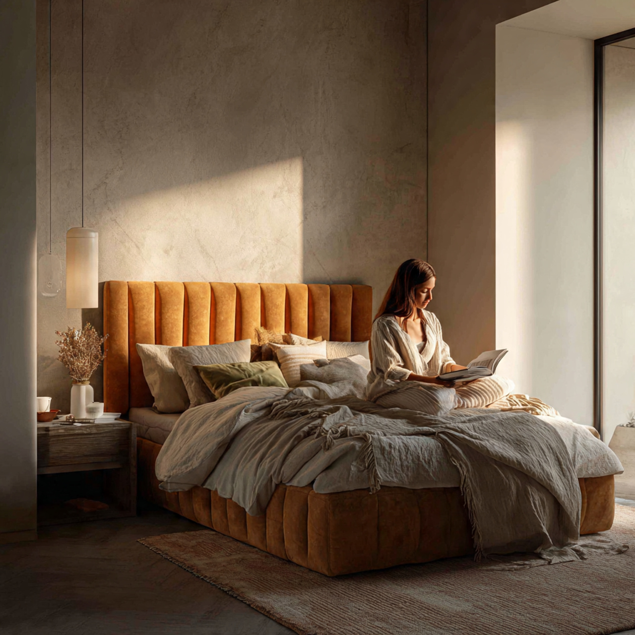 25 Small Bedroom Ideas That Make Tiny Spaces Look Bigger & Beautiful 11 a photorealistic small bedroom ideas scene featuring 1