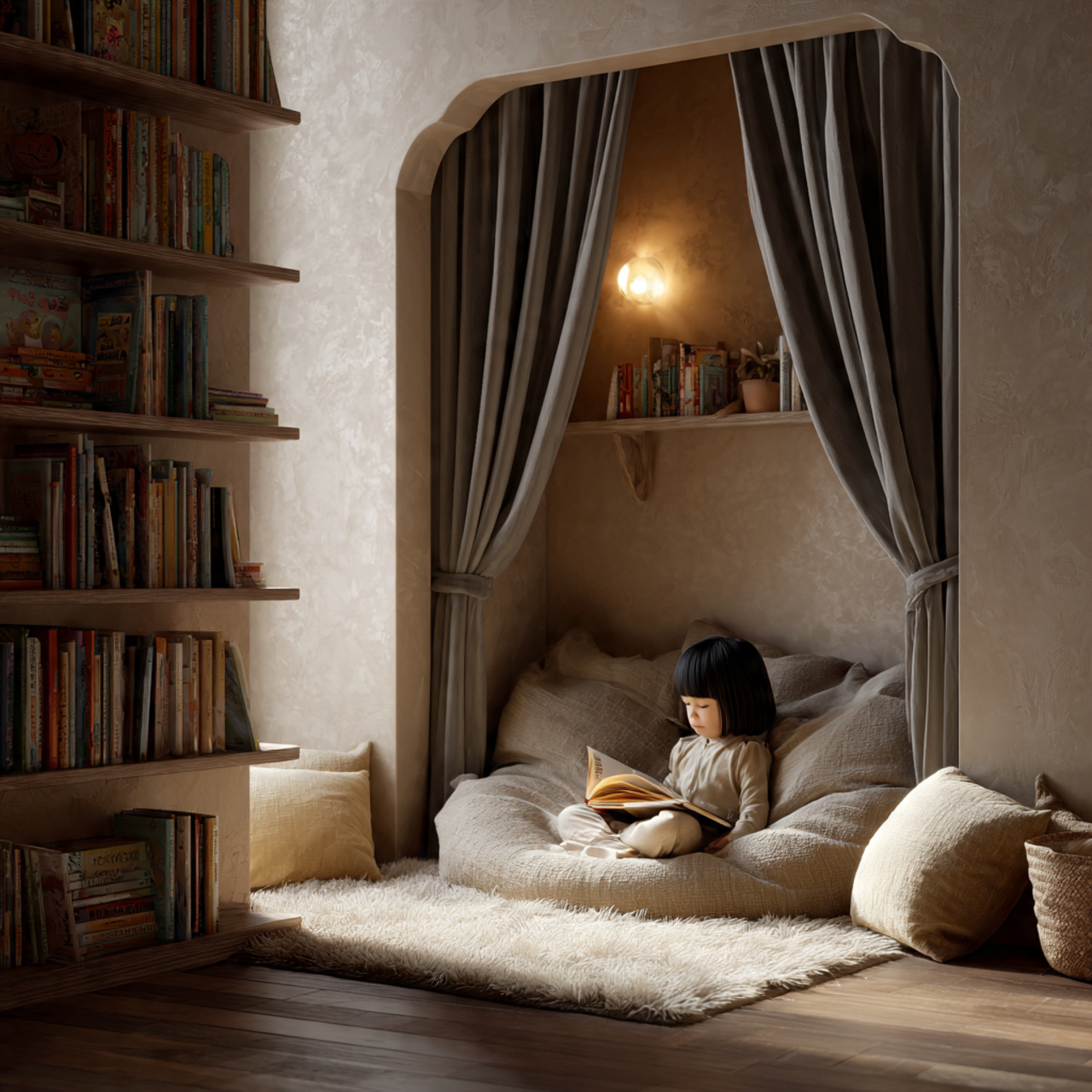 25 Kids Room Ideas That Inspire Creativity & Fun Every Day 3 a realistic kids room with a hidden