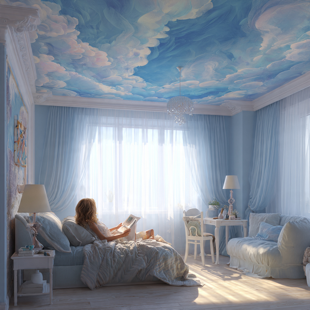 25 Kids Room Ideas That Inspire Creativity & Fun Every Day 22 a realistic kids room with a sky
