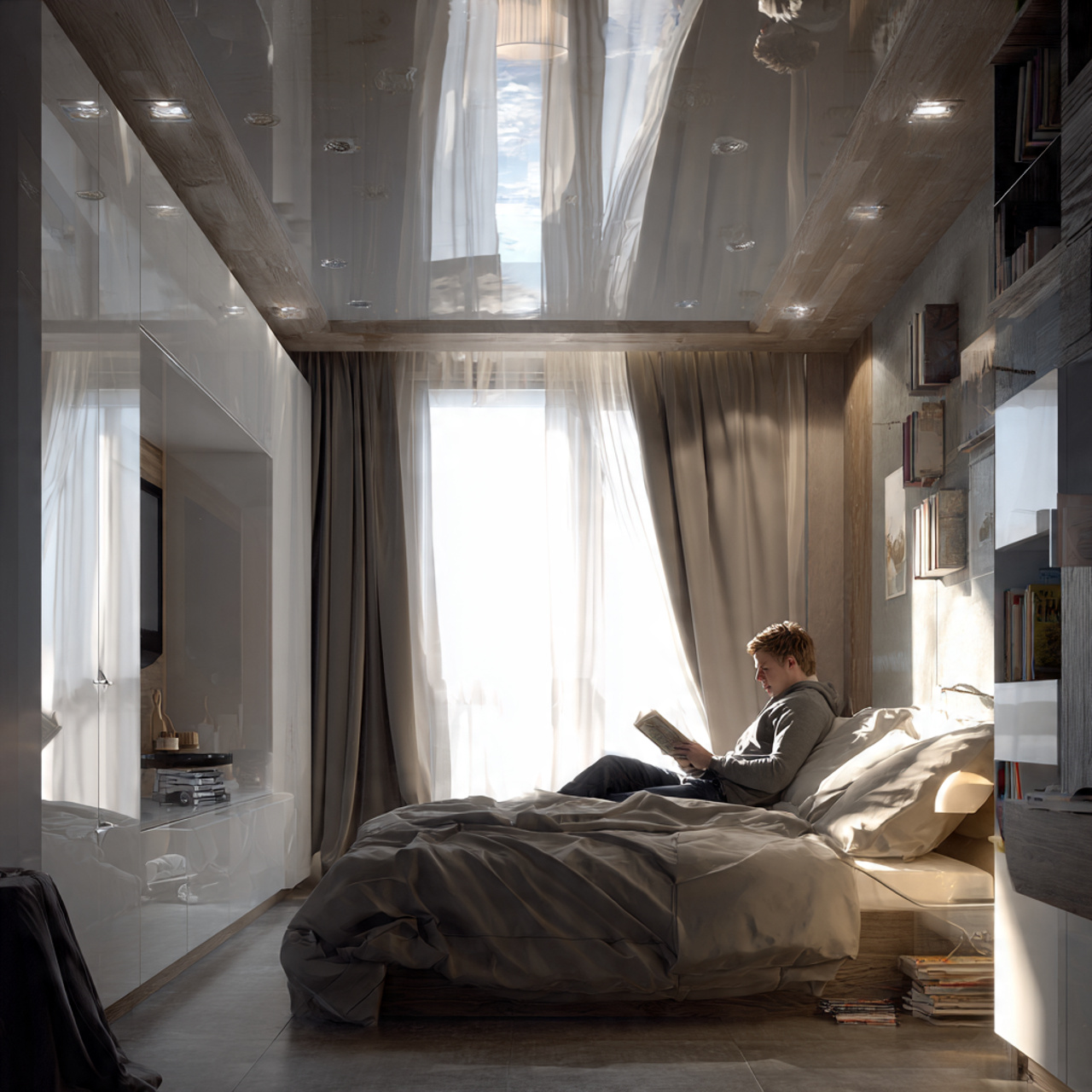 25 Small Bedroom Ideas That Make Tiny Spaces Look Bigger & Beautiful 16 a realistic small bedroom ideas interior showing 1