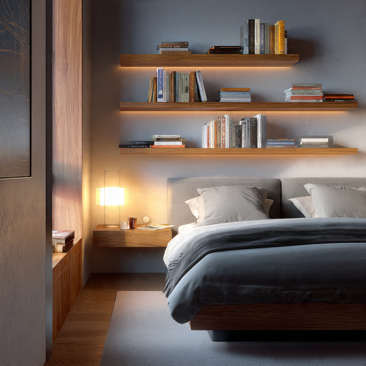 25 Small Bedroom Ideas That Make Tiny Spaces Look Bigger & Beautiful 2 a realistic small bedroom ideas scene featuring