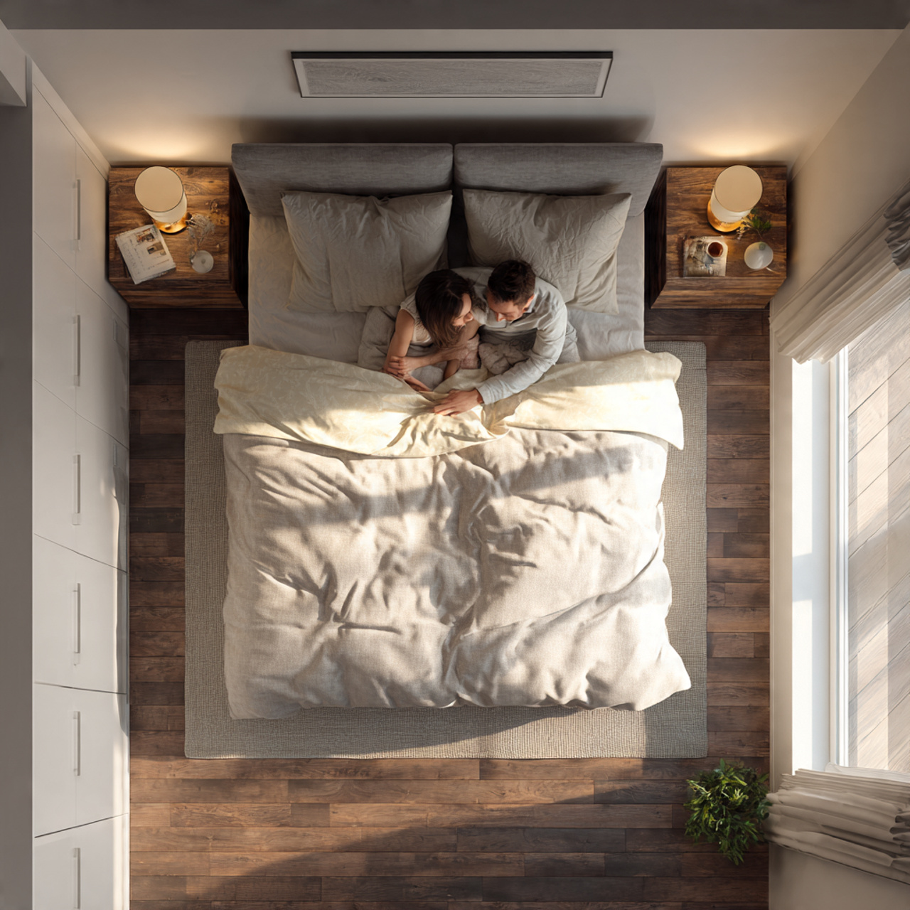 25 Small Bedroom Ideas That Make Tiny Spaces Look Bigger & Beautiful 22 a realistic small bedroom ideas scene with