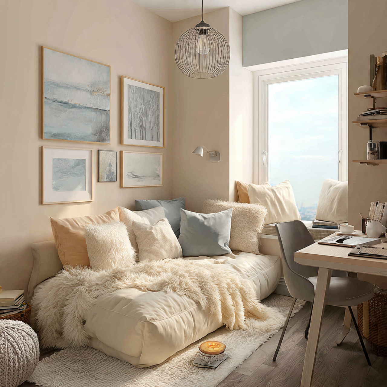 25 Small Bedroom Ideas That Make Tiny Spaces Look Bigger & Beautiful 13 a realistic small bedroom ideas setup featuring