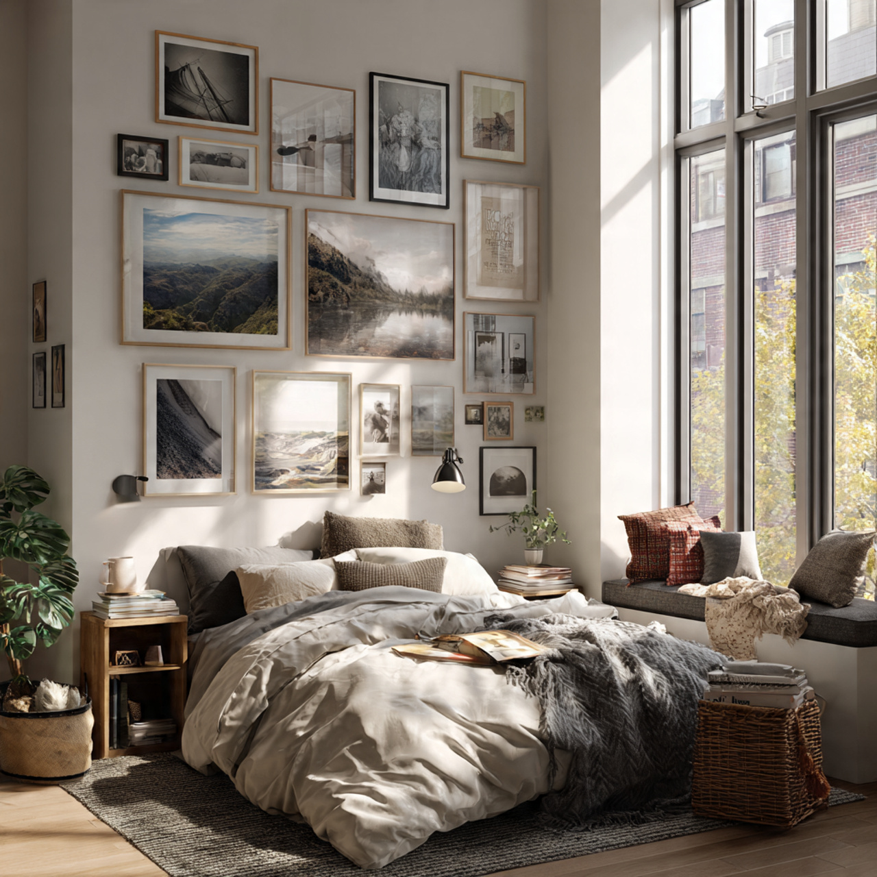 25 Small Bedroom Ideas That Make Tiny Spaces Look Bigger & Beautiful 3 a realistic vertical angle interior photo inspired by