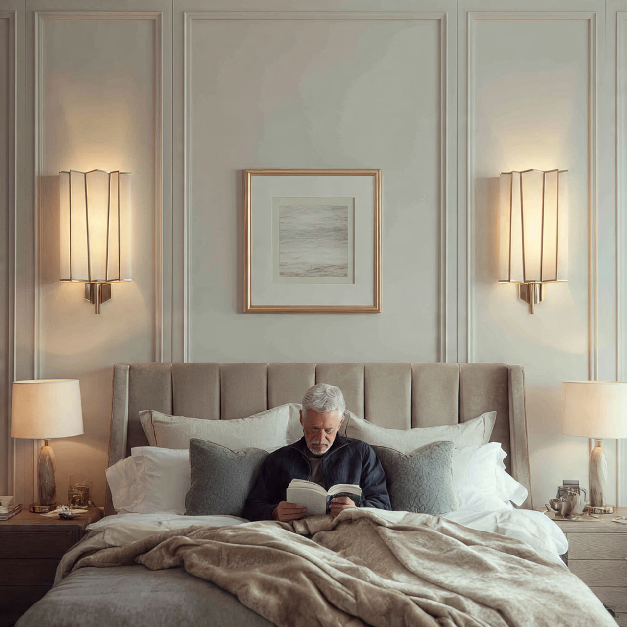 25 Best Bedroom Wall Decor Ideas to Transform Your Room 16 a refined modern bedroom showcasing bedroom wall