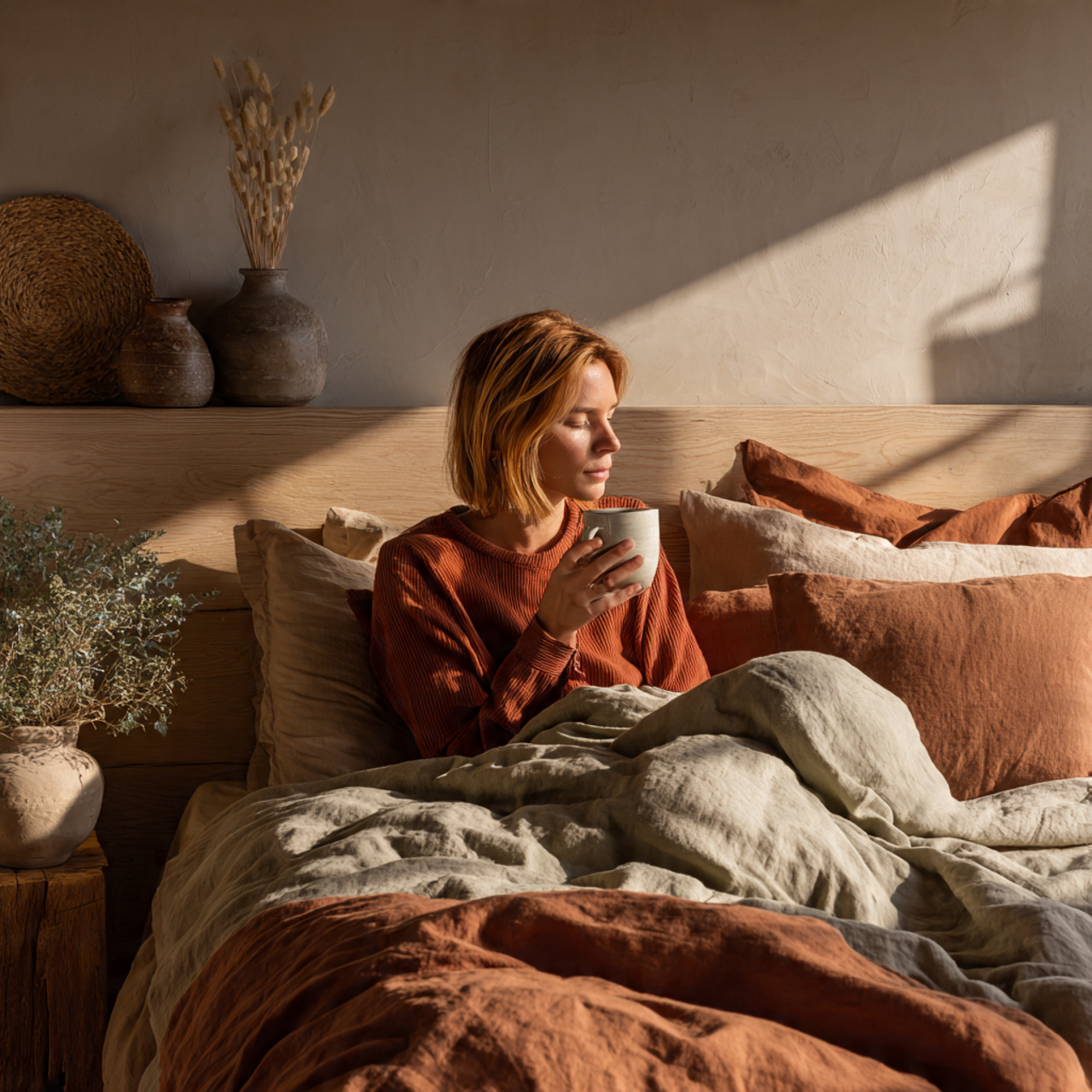 25 Stunning Bedroom Decor Cozy Ideas to Elevate Every Room 11 a serene bedroom decorated in neutral earth