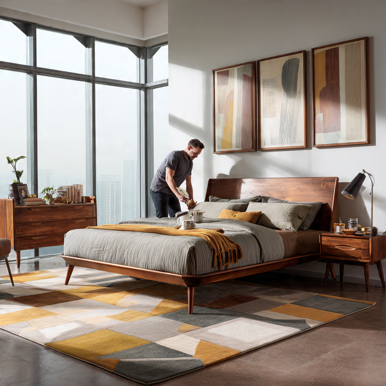 25 Creative Bedroom Decor Design Ideas That Inspire Comfort & Luxury 8 a sleek bedroom showcasing bedroom decor design