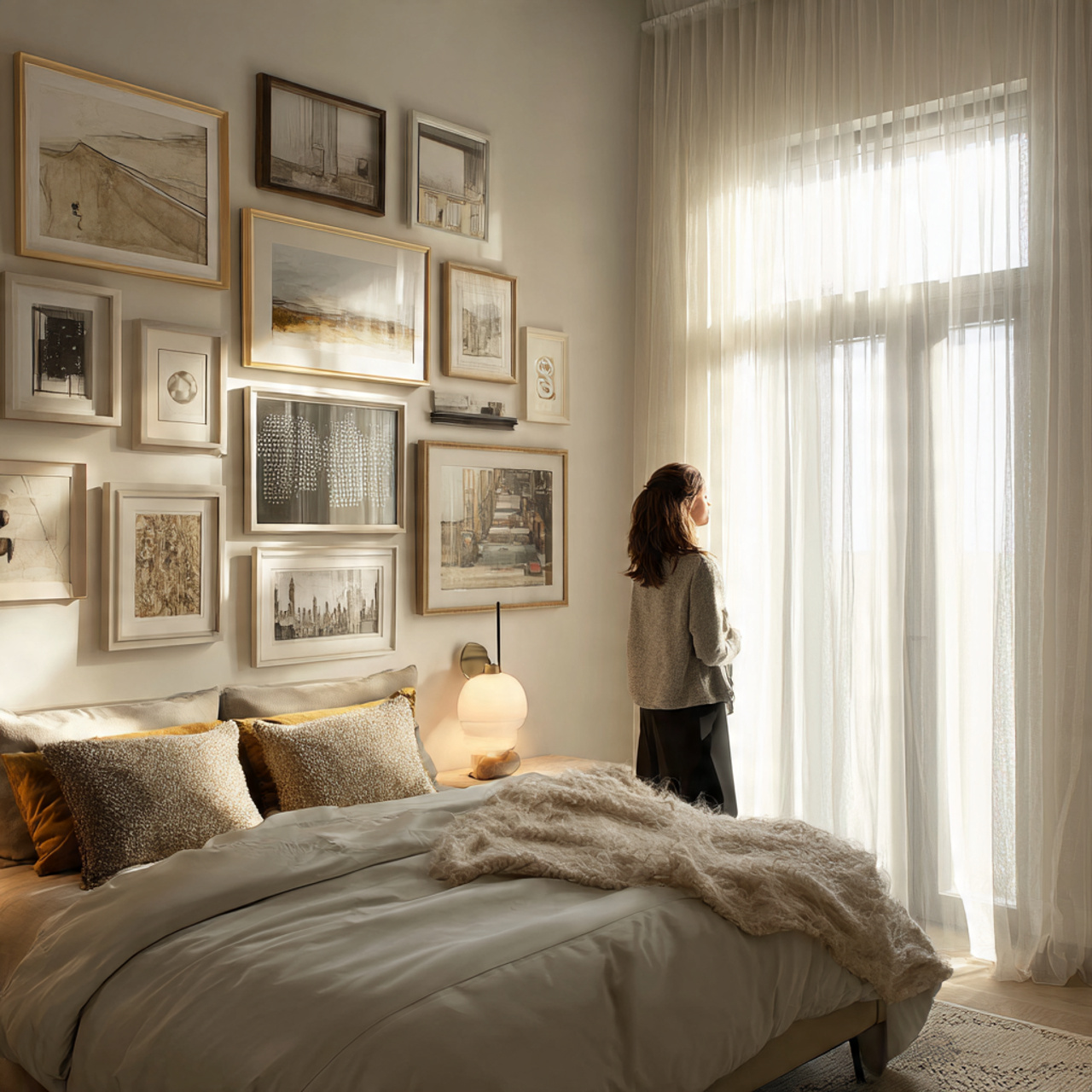 25 Small Bedroom Decor Ideas to Transform Tight Spaces Beautifully 3 a small elegant bedroom with a vertical