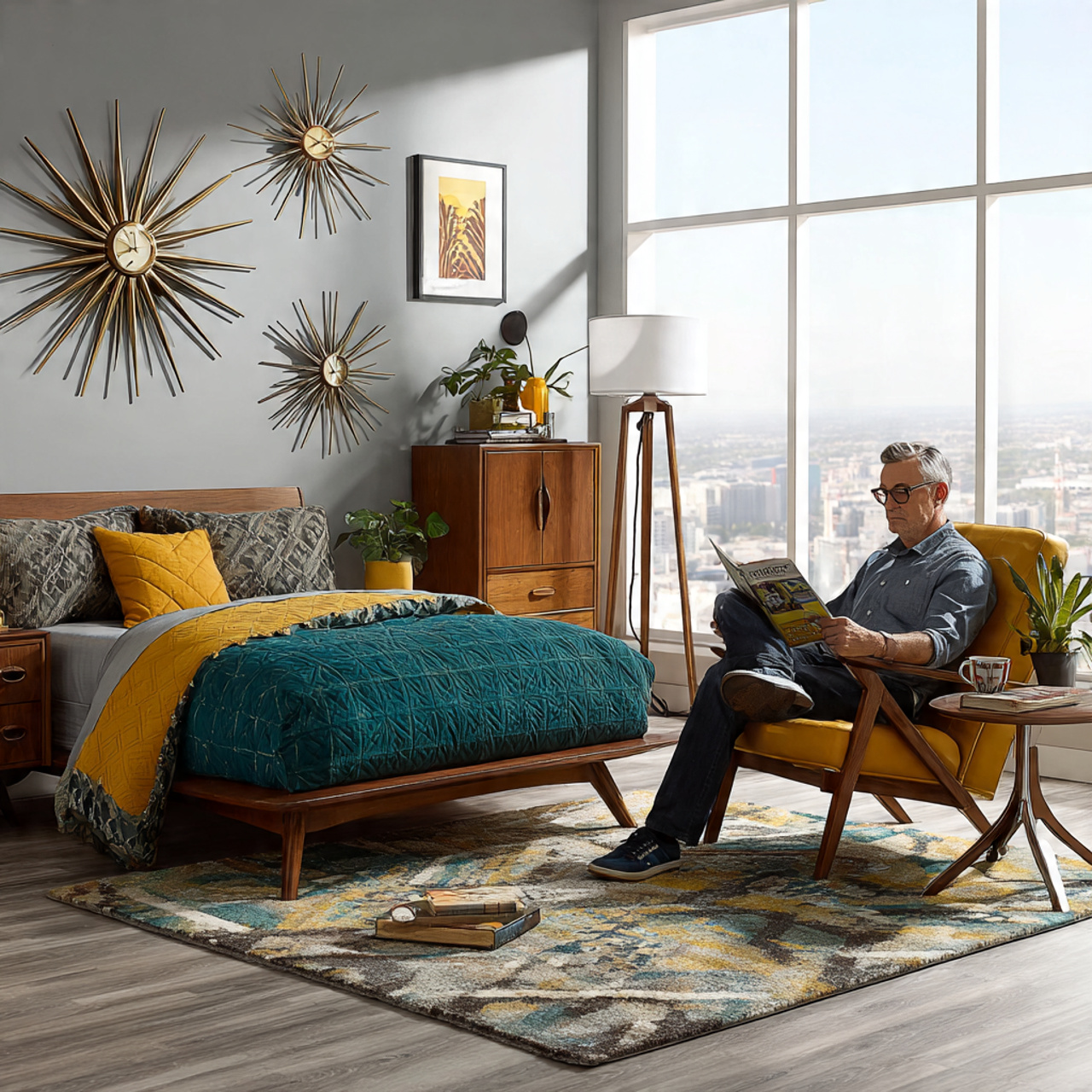 25 Room Decor Bedroom Aesthetic Ideas That Elevate Comfort and Elegance 7 a stylish bedroom featuring clean geometric lines