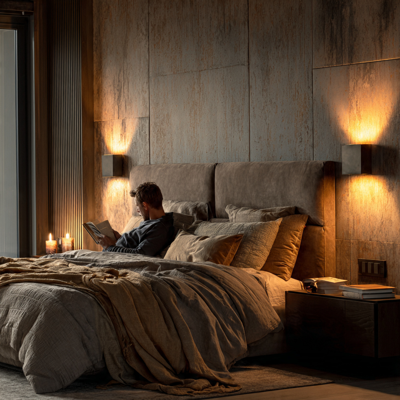 25 Stunning Bedroom Decor Cozy Ideas to Elevate Every Room 2 a stylish bedroom illuminated with warm amber