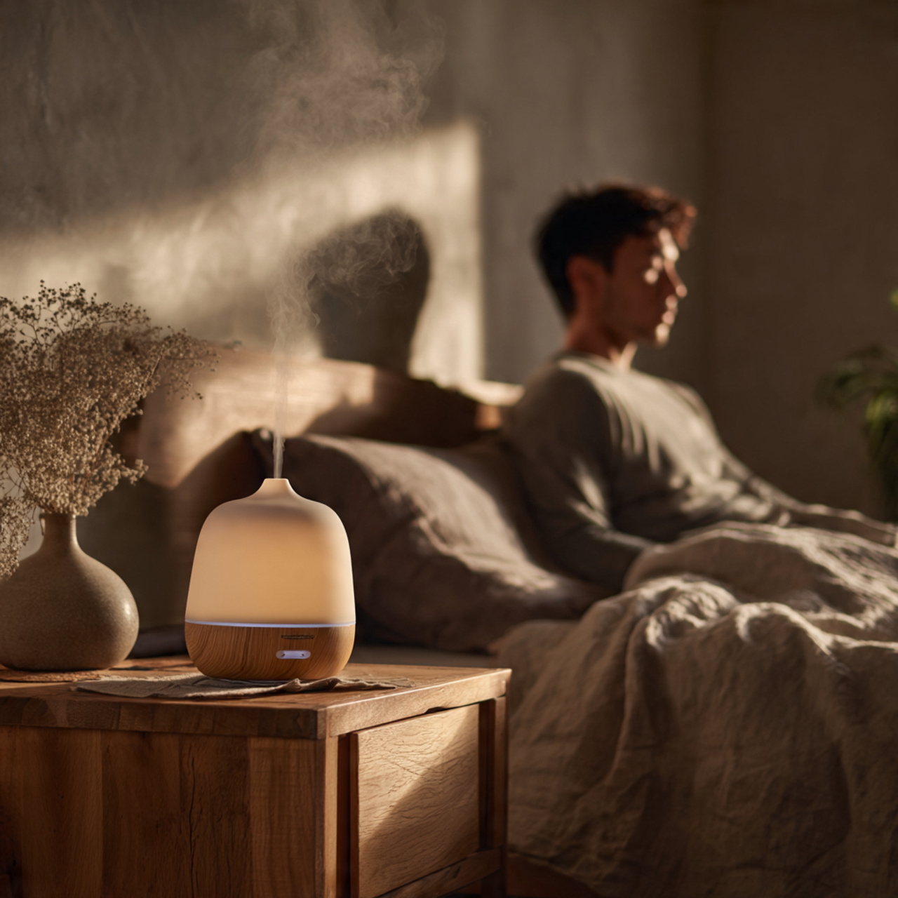 25 Stunning Bedroom Decor Cozy Ideas to Elevate Every Room 19 a tranquil bedroom featuring an essential oil