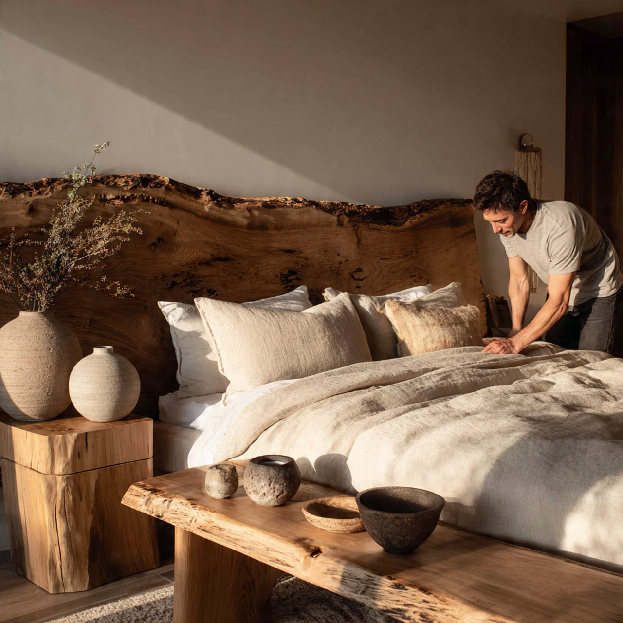 25 Creative Bedroom Decor Design Ideas That Inspire Comfort & Luxury 19 a warm bedroom showcasing bedroom decor design