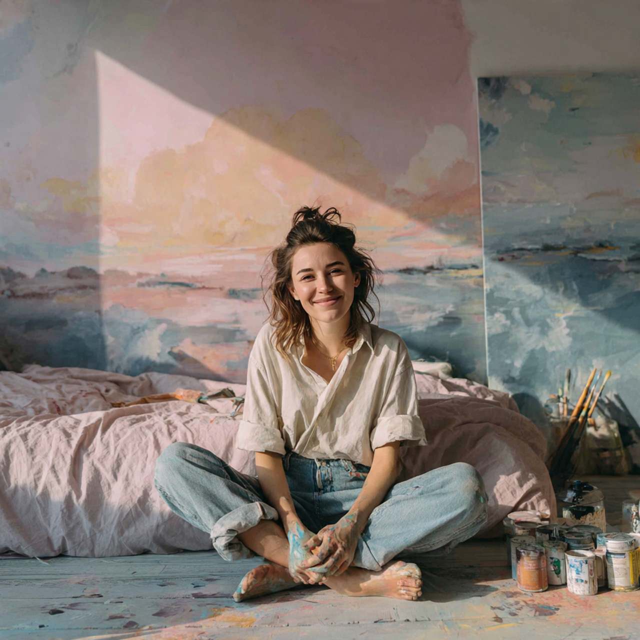 25 Best Bedroom Wall Decor Ideas to Transform Your Room 14 an artistic bedroom interior displaying bedroom wall