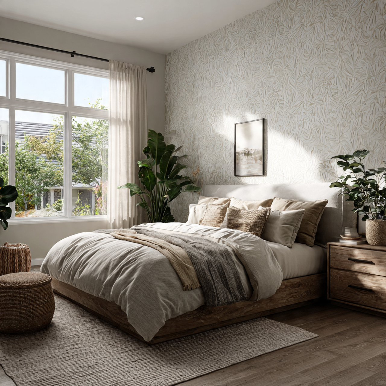 bedroom decor wallpaper