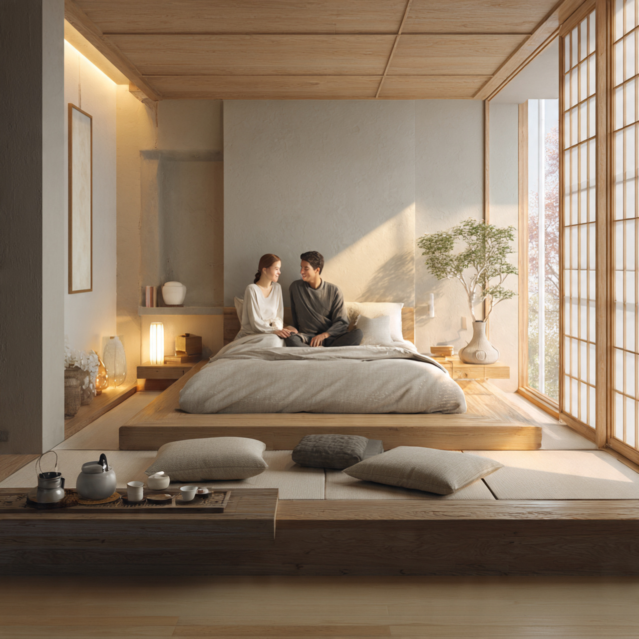 25 Bedroom Ideas for Couples: Luxury, Comfort & Romantic Style Ideas 22 bedroom ideas for couples featuring zen japanese
