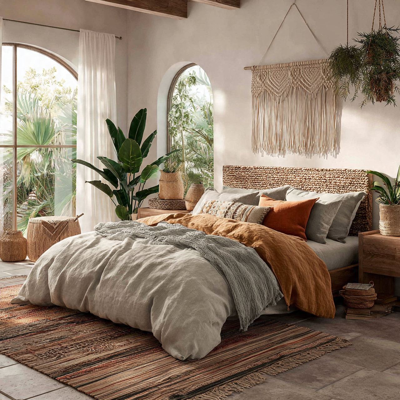 25 Unique Boho Bedroom Decor Ideas to Elevate Your Personal Sanctuary 27 boho bedroom decor