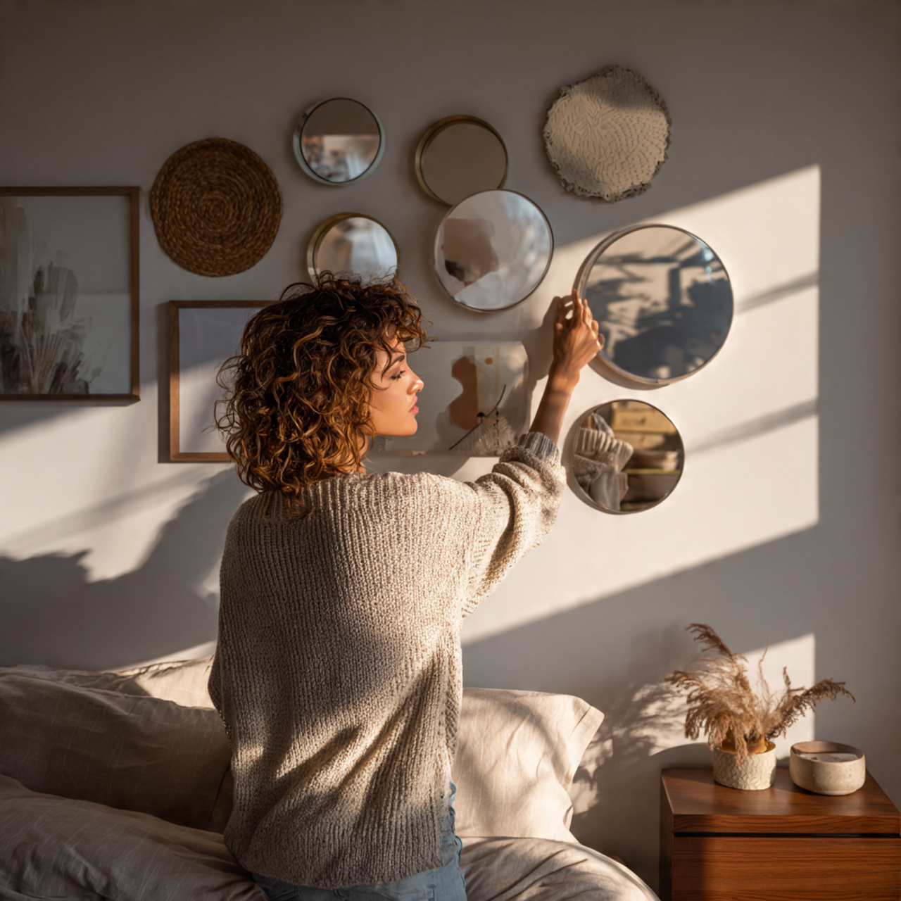 25 Easy & Chic DIY Wall Decor for Bedroom Ideas You’ll Love to Try 11 chic modern bedroom with diy wall decor